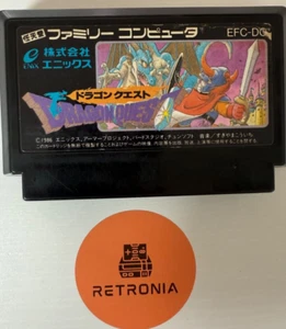 Dragon Quest Nintendo Famicom Juego NES Japonés Totalmente Limpio y Probado - Imagen 1 de 2