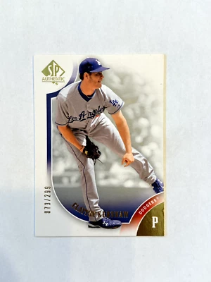 2009 SP Authentic - Gold #22 Clayton Kershaw /299 (073/299) - Image 1 of 2