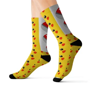 Socksmith Crew Socks Pikachu Poke ball Novelty Footwear - Picture 1 of 13