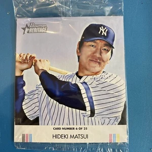 2007 Bowman Heritage Hideki Matsui Oversized Box Loader Topper SEALED - Bild 1 von 2