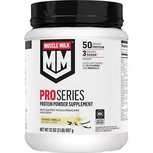 Pro Series Protein Powder, Intense Vanilla, 50g Protein, 2 Pound - Picture 1 of 8