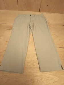 Under Armour Pants Mens 36x30 Beige Straight Leg Performance Casual Active Chino - Picture 1 of 11