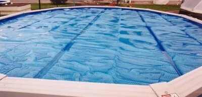 Poolcare Rund Solarfolie Solarplane Pool Abdeckplane Poolheizung Wärmeplane 400µ - Bild 1 von 4