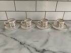 Susie Cooper Wedgwood China “Venetia” Set for Four Coffee Cans.