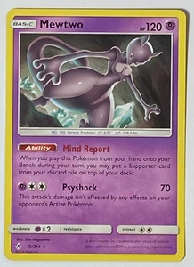 Juego de cartas coleccionables Pokémon - Mewtwo - Unbroken Bonds - #75/214 - Raro - Casi nuevo - Sin holo - 2019 - Imagen 1 de 9