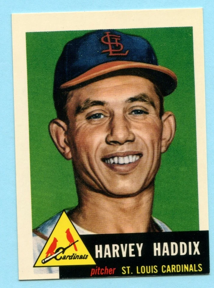 1953 Topps Archives #273 Harvey Haddix - St. Louis Cardinals - Image 1 of 1