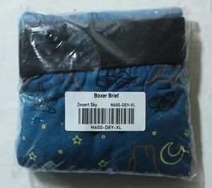 Meundies Men's Supportive UltraModal Core Boxer Brief DH3 Desert Sky XL NWT - Picture 1 of 6