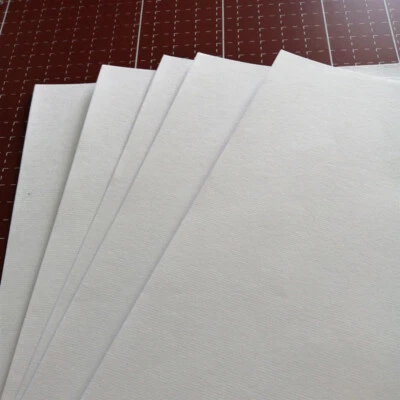 10 Pcs A4 Adhesive Rice Paper Sticker Laser Printer Label Sheets Home Craft DIY - Image 1 of 4