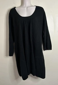 Vestido túnica suéter estilo Susan Graver para mujer manga 3/4 talla L - Imagen 1 de 6