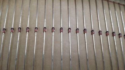 (25 件)BAT85 飞利浦二极管 Schottky 30 V 200mA 穿孔 DO-34 — 第 1/3 张图片