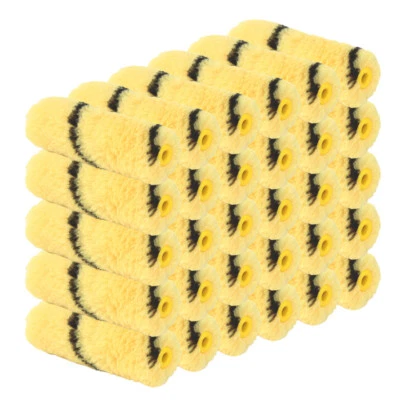 Mini rodillos de 4 pulgadas cubierta de rodillo de pintura duradera 1/2" longitud de siesta 100 mm cepillo de rodillo Foto 1 de 4