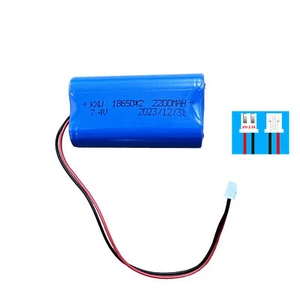 2200mAh 7.4V Li-ion Battery XH2.54 Plug for Fishing LED Light Bluetooth Speaker - Picture 1 of 5