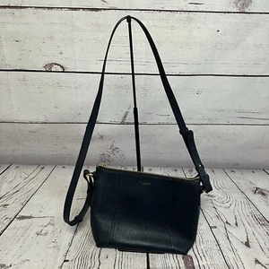 Radley London Handbag Leather Navy Blue Messenger Crossbody Bag - Picture 1 of 14