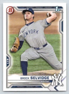 2021 Bowman Draft #BD24 Brock Selvidge (ref 223627) - Picture 1 of 2