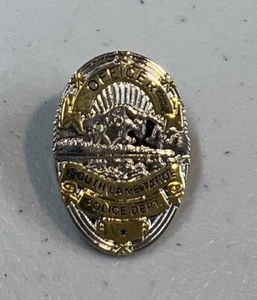 Police Officer South Lake Tahoe Police Department Lapel Pin New 1” - Picture 1 of 3
