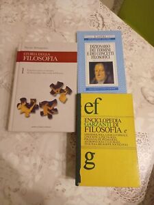 Storia Della Filosofia 1 Abbagnano + Dizionario Termini Concetti + Enciclopedia