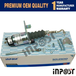 12V Fuel Stop Solenoid 1751-12 SA-3765-12 For Deutz Bosch RSV Governor & Perkins - Foto 1 di 4