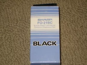 Sharp Black Ink Cartridge # FO-21BC - Picture 1 of 4