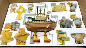 DEPT 56 KRINKLES NOAH'S ARK Patience Brewster Komplettsatz Neu 13 Teile - Bild 1 von 19