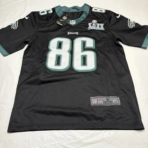 Camiseta deportiva Zach Ertz #86 Philadelphia Eagles Super Bowl para hombre pequeña Nike en el campo nueva - Imagen 1 de 11