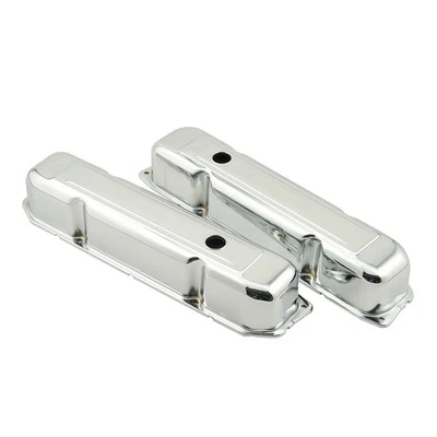 Mr Gasket 9807 Chrome Valve Covers, Fits Chrysler Big Block 383-440 - Image 1 of 4