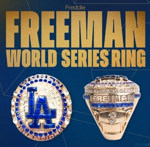 Freddie Freeman 2024 World Series Player Ring 2025 Dodgers SGA 9/15 Presale - Picture 1 of 2