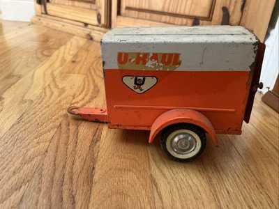 Remolque U-Haul de colección años 60 naranja acero prensado Ford Nylint camión de alquiler remolque Foto 1 de 4