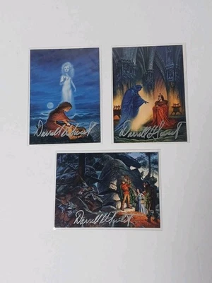 1994 Darrell K. Sweet Fantasy художественные карты подписанный лот из 3 #42, 47, и 85 - Изображение 1 из 2
