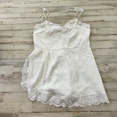 NUEVO Vestido Camisón For Love & Lemons Pequeño Blanco Encaje Concha Sea Star Verano 2023 Foto 1 de 4