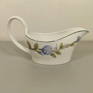 Wedgwood - Blue Delphi - Barco Salsa - Patrón Floral - Buen Estado - Imagen 1 de 7
