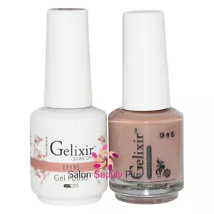 GELIXIR Soak Off Gel Polish Duo Set (Gel + Matching Lacquer) - 115 - Picture 1 of 1