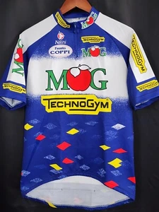 Vintage Men's Italian Made NALINI Technogym Cycling Jersey - Size 4 L - Picture 1 of 11