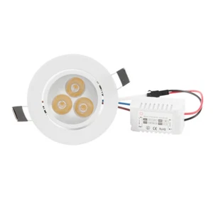 9W Recessed Led Ceiling Down Light Fixture Spotlight Lamp Bulb Warm White Indoor - Picture 1 of 6