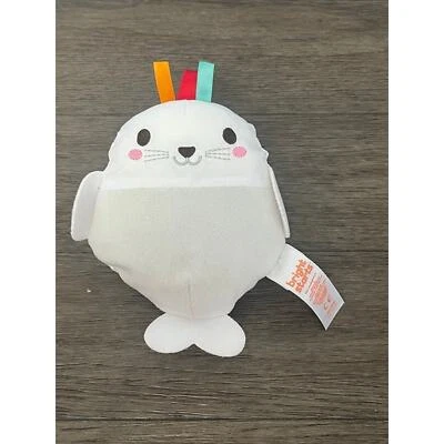 Peluche sensorial Bright Starts White Seal 6" Foto 1 de 3