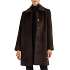 Sofia Cashmere Wool & Alpaca Blend Car Coat, Size 10