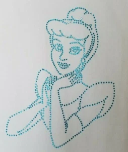 Disney Cinderella White Long Sleeve Shirt Size 10-12 - Picture 1 of 4