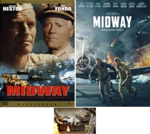 World War II Double Feature Midway Original & Midway Remake 2 DVD Set New - Picture 1 of 4