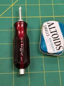 Xcelite No. 600 4-Way Pocket Tool 7/16 & 1/4 Nutdrivers #1 Phillips 3/16 Slotted - Picture 1 of 11