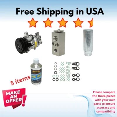 Compressor & Valve A/C Fit Dodge Durango 2002-2003 - Image 1 of 4