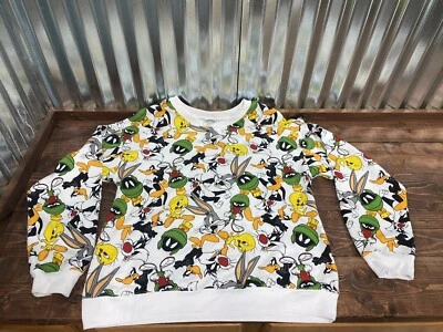 Sudadera Looney Tunes con estampado total para mujer Lg. /Bugs Bunny Marvin Piolín Lucas Foto 1 de 4