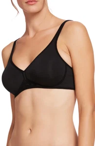 Neu! 175 $ Wolford Baumwolle Kontur 3W kabelloser Tauch-BH Gr. 34D - Bild 1 von 4