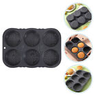  Silicone Burger Mold Baking Round Egg Sandwich Tray Fryer Perforation