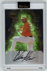 Chase Burns 2024 Wild Card Matte RC Auto #/2 Cincinnati Reds #RHA-CB Rookie Heat - Picture 1 of 2