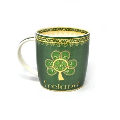 Taza espiral trébol Royal Tara Ireland taza de té taza de café nudo celta 12,5 oz Foto 1 de 4