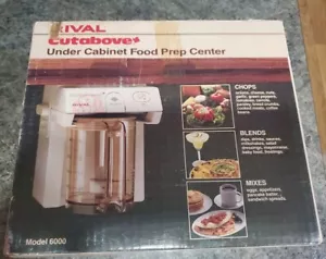 New Vintage Under Cabinet Food Prep 6000 Rival Space Saver Cutabove Blend Chop - Picture 1 of 8