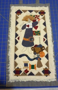 2001  Stitch Stitch Stitch Wall Hanging by Diane Arthurs Quilted  24"L x 11.50"W - Picture 1 of 7