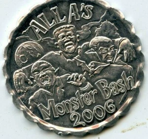 Mardi Gras Doubloon Krewe of Alla 2006 Aluminum - Picture 1 of 2
