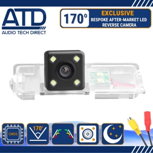 Telecamera Retromarcia Per VW Golf Gt MK5 MK6 MK7 Porsche Cayenne Luce Targa LED - Foto 1 di 12