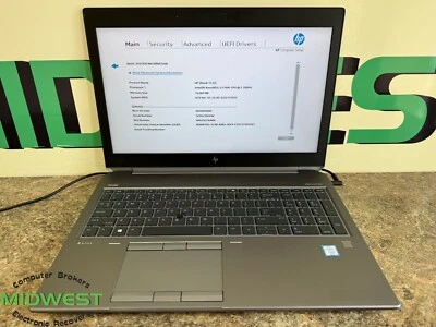 SSD HP ZBook 15 G5 Xeon E-2176M 2,7 GHz 16 GB 512 GB Foto 1 de 4