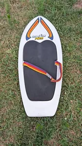Vintage 1989 Original Hydroslide Pro Knee Board White San Francisco USA - Picture 1 of 8